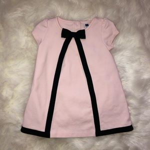 Pink Bow tie Baby Dress